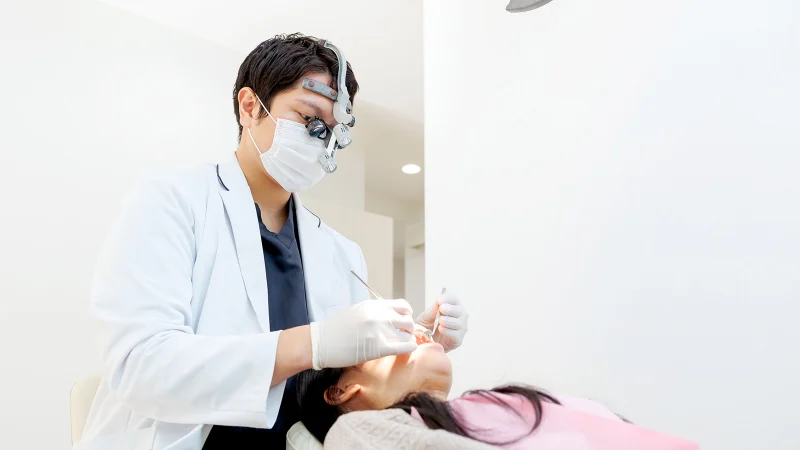 元住吉歯科・矯正歯科の高倍率ルーペ